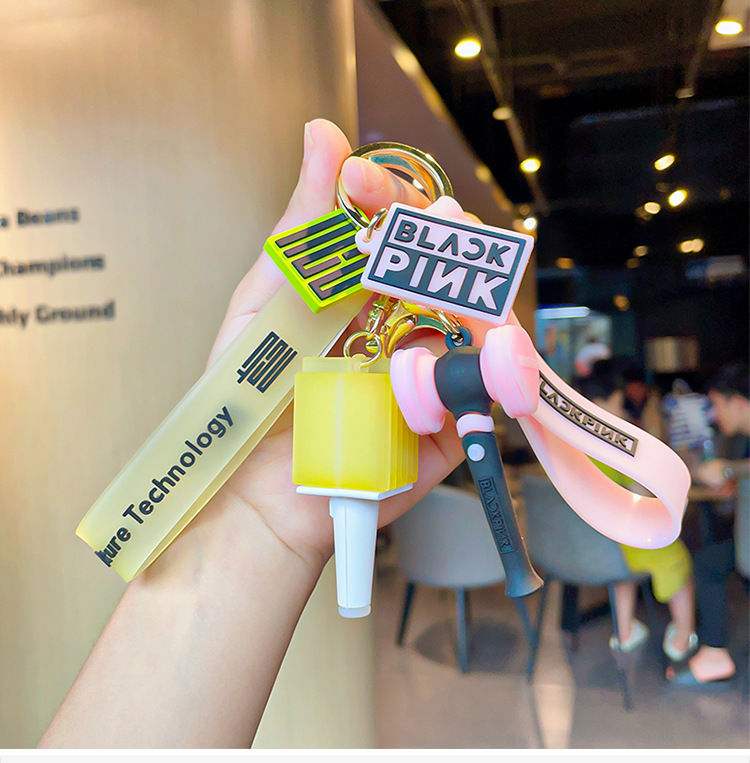 LIGHTSTICKS KEYCHAINS VARIOUS KPOP GROUPS