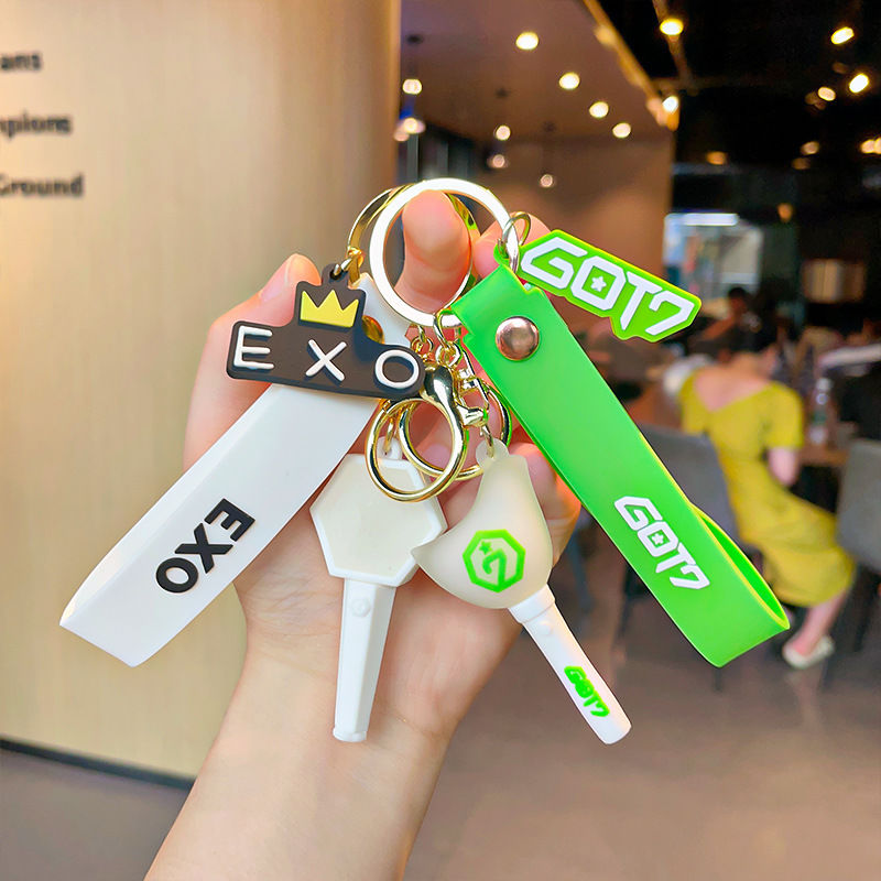 LIGHTSTICKS KEYCHAINS VARIOUS KPOP GROUPS