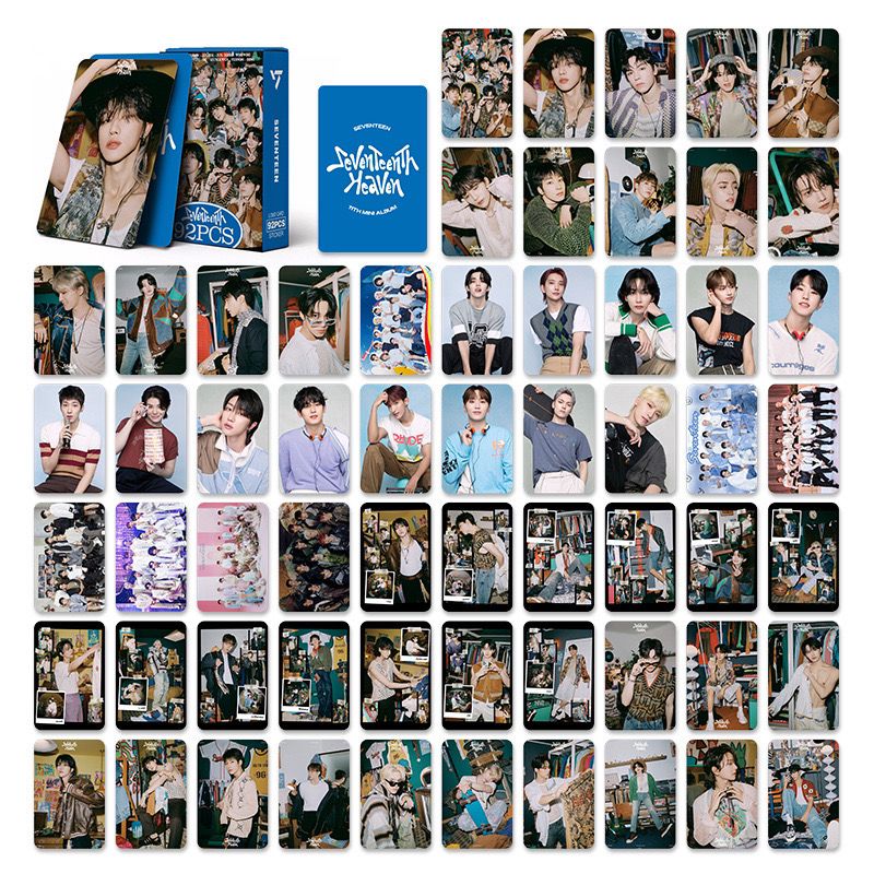 KITS 92 PÇS (60 PHOTOCARDS + 32 ADESIVOS) SEVENTEEN SeventeenTh