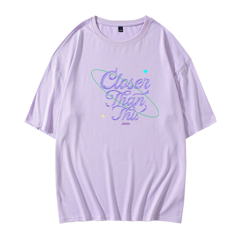 CAMISETA CLOSER THAN THIS JIMIN BTS 100% ALGODÃO