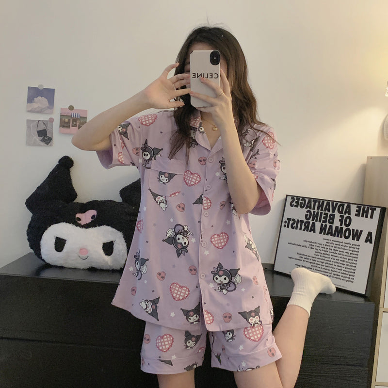 PIJAMAS VERÃO KUROMI MY MELODY VÁRIAS ESTAMPAS