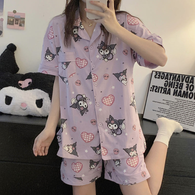 PIJAMAS VERÃO KUROMI MY MELODY VÁRIAS ESTAMPAS