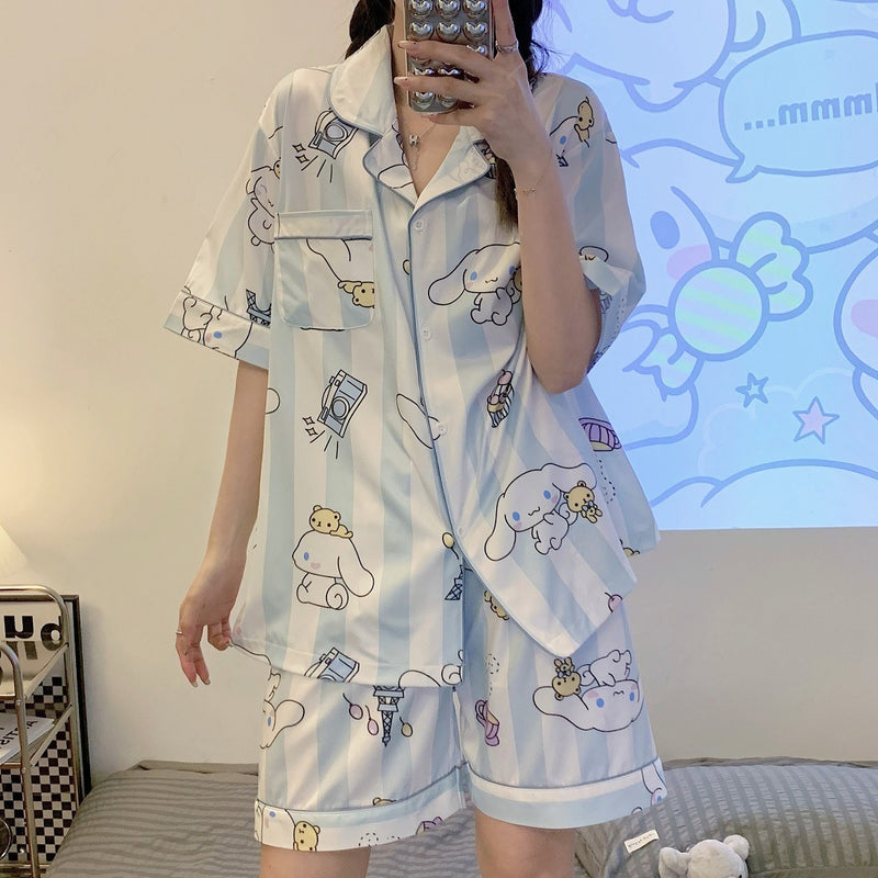 PIJAMAS VERÃO KUROMI MY MELODY VÁRIAS ESTAMPAS