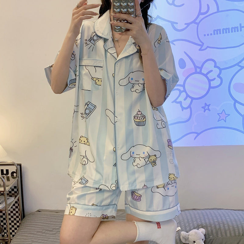 PIJAMAS VERÃO KUROMI MY MELODY VÁRIAS ESTAMPAS