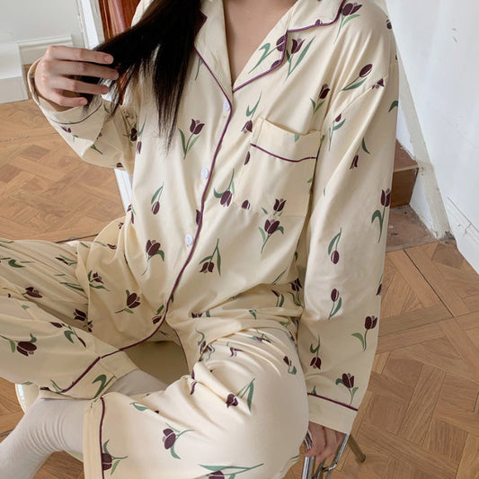 WOMEN'S COTTON PAJAMAS IN VARIOUS PRINTS