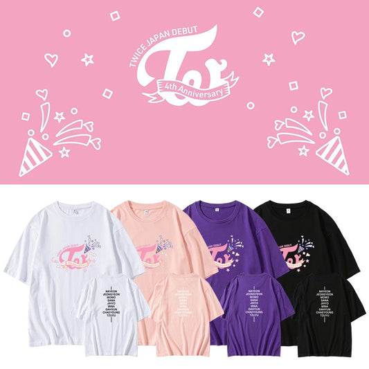 TWICE 100% COTTON T-SHIRTS (various colors)