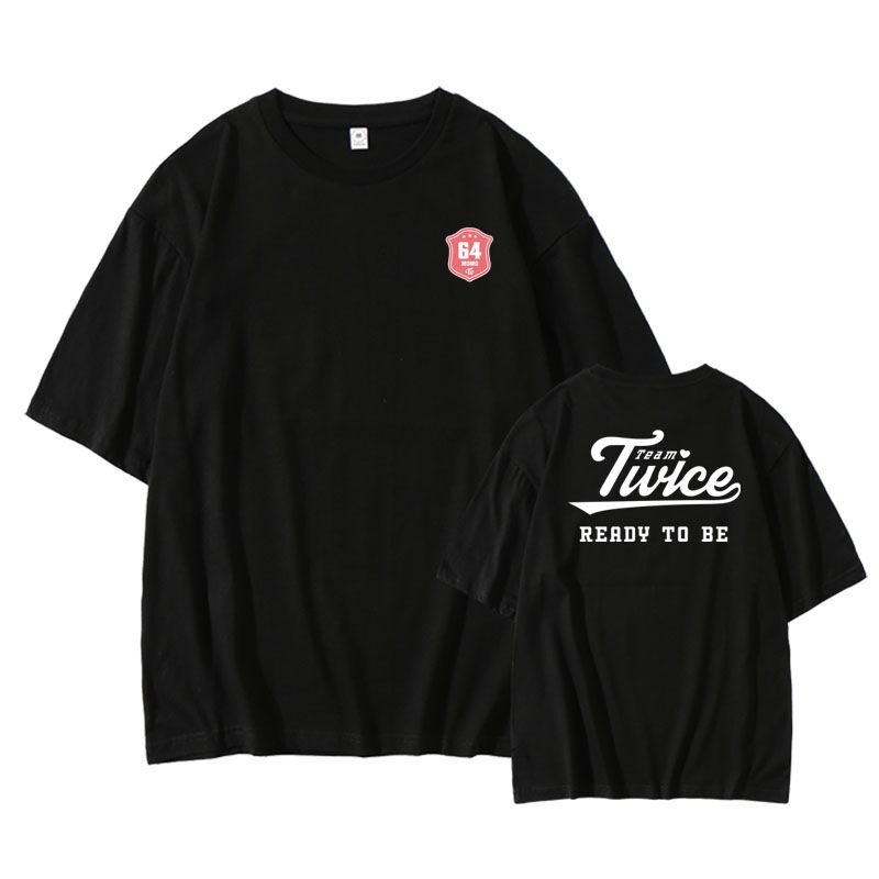 CAMISETAS TWICE 5TH WORLD TOUR READY TO BE 100% ALGODÃO