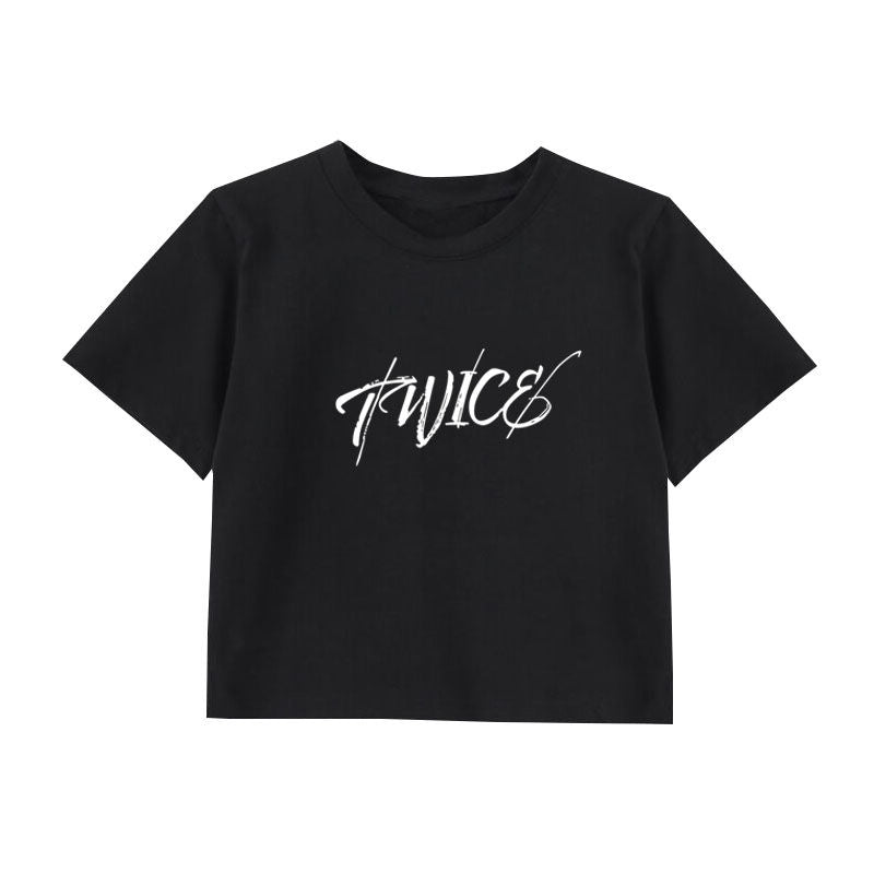 CAMISETAS E CROPPEDS TWICE READY TO BE 100% ALGODÃO