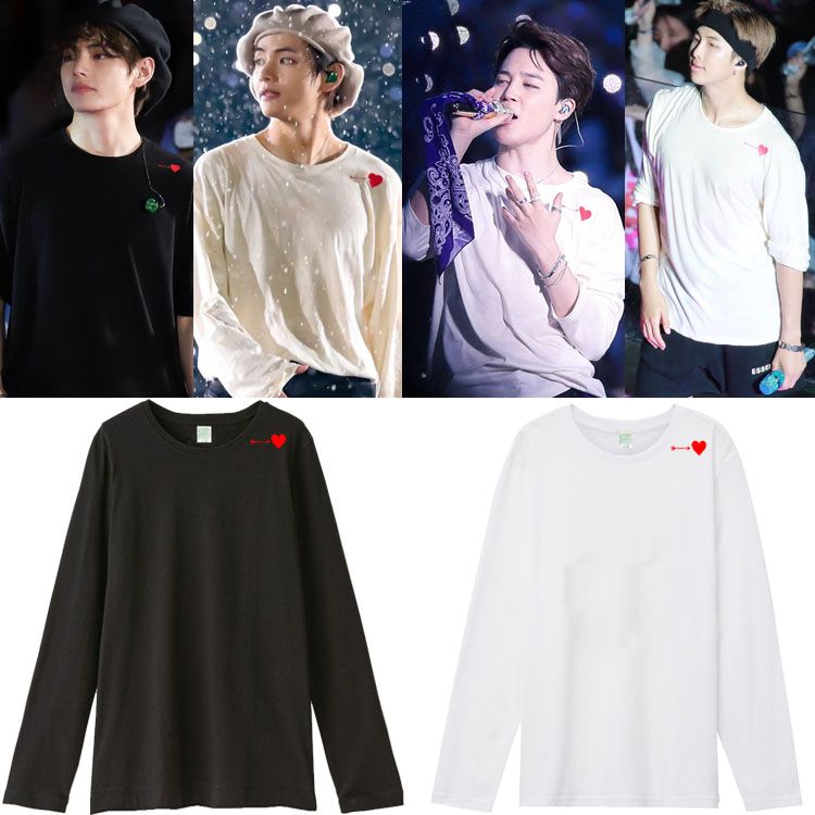 MERCH CAMISA JUNGKOOK DORADA 100% ALGODÓN