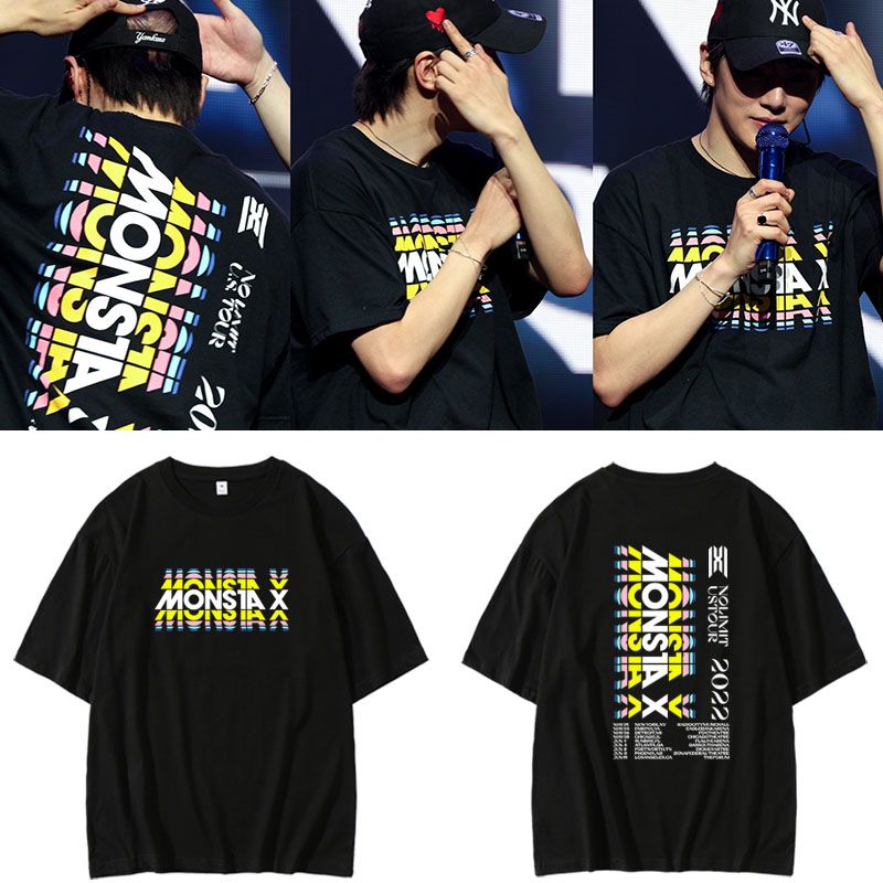 MONSTA X T-SHIRT 100% COTTON (in three colors)