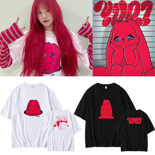 YUQ1 T-SHIRTS (L) I-DLE 100% COTTON