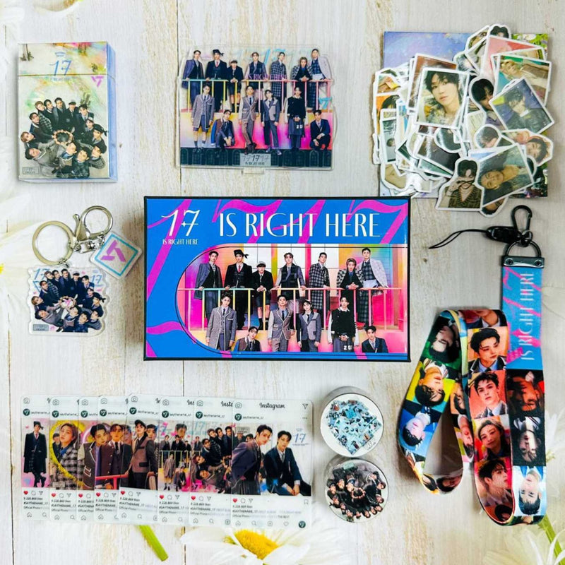 KIT SEVENTEEN "17 Is Right Here" 162 PÇS (CAIXA PRESENTEÁVEL C/ VÁRIOS ITENS!✨)