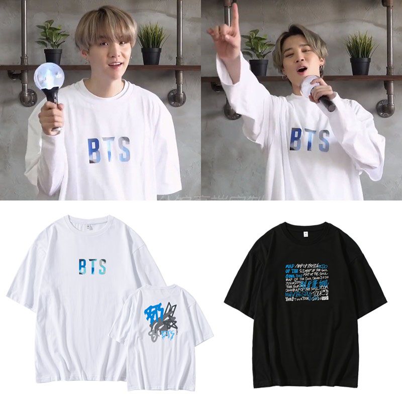 CAMISETAS BTS MAP OF THE SOUL 100% ALGODÃO