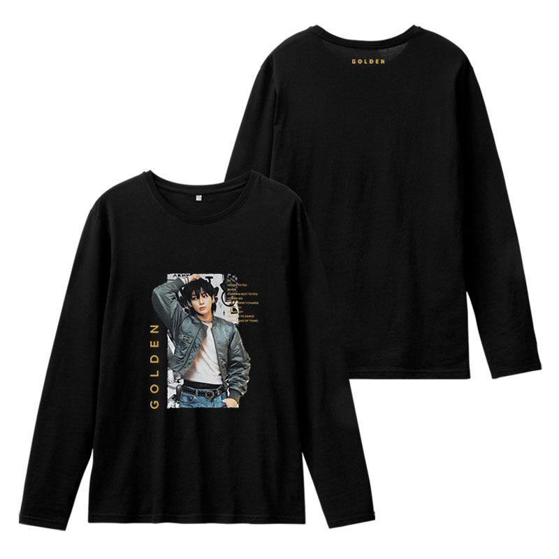 CAMISA MERCH JUNGKOOK GOLDEN 100% ALGODÃO