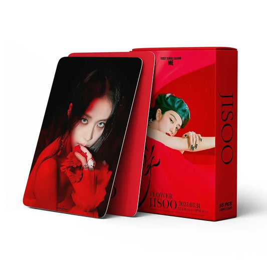 KIT WITH 55 JISOO ME PHOTOCARDS