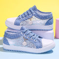 WOMEN'S POÁ SNEAKERS (light blue/navy blue)