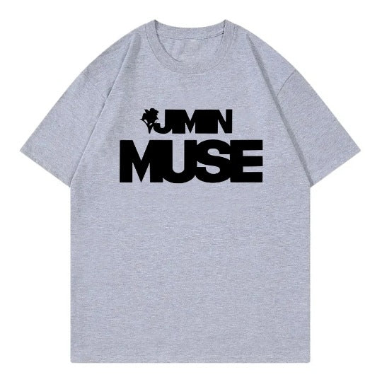 CAMISETAS JIMIN MUSE 100% ALGODÃO (várias cores)