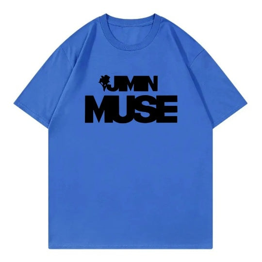 CAMISETAS JIMIN MUSE 100% ALGODÃO (várias cores)