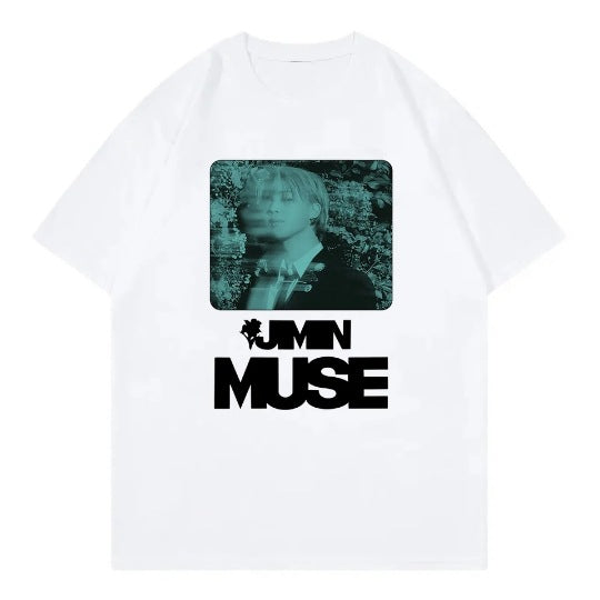 CAMISETAS JIMIN MUSE 100% ALGODÃO (várias cores)