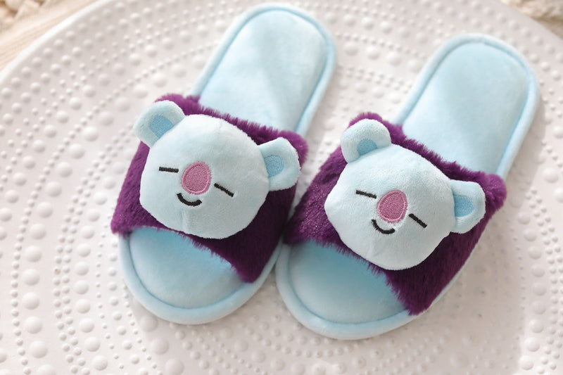 PANTUFAS BT21 BORDADAS E PELUCIADAS