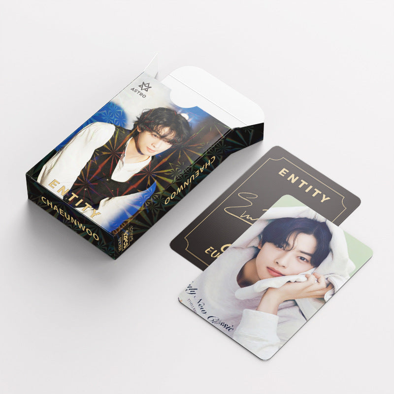 KITS CHA EUN WOO - 92 PÇS (60 PHOTOCARDS + 32 ADESIVOS)