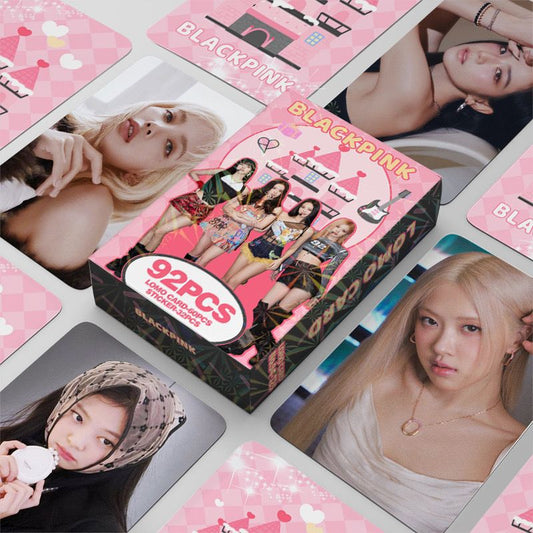 VARIOUS KITS - BLACKPINK 92 PCS (60 PHOTOCARDS + 32 STICKERS)