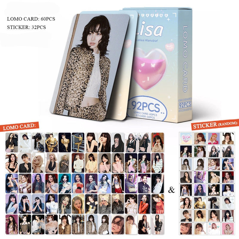 KIT 92 PCS (60 PHOTOCARDS + 32 STICKERS) NEWJEANS GET UP