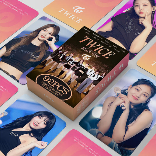 TWICE READY TO BE KIT - 92 PCS (60 PHOTOCARDS + 32 STICKERS)