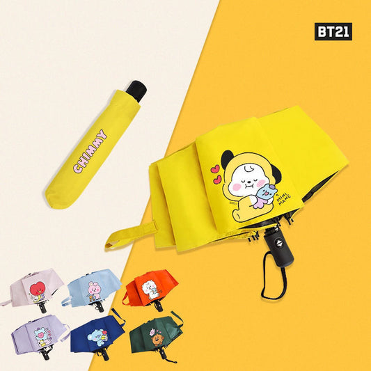 GUARDA CHUVA BT21 TODOS OS PERSONAGENS