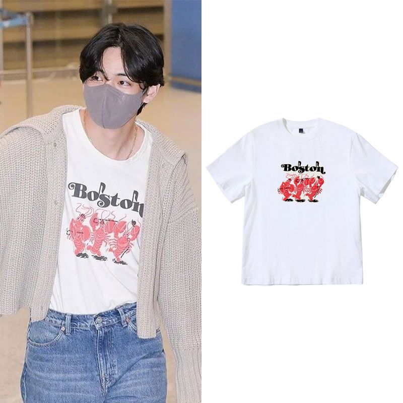 CAMISETA V BTS 100% ALGODÃO