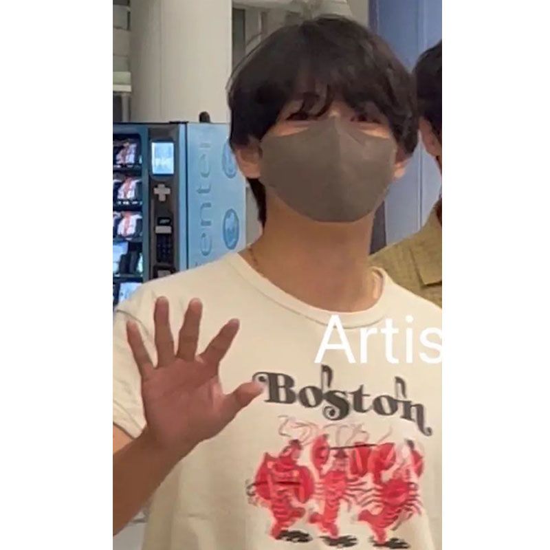 CAMISETA V BTS 100% ALGODÃO