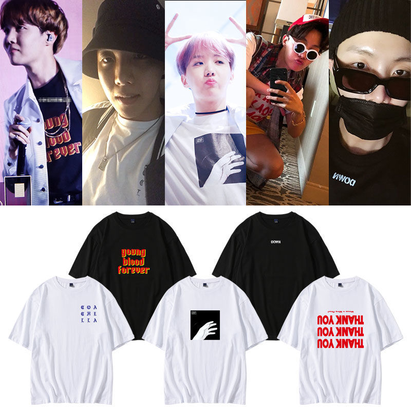 CAMISETAS J-HOPE 100% ALGODÃO