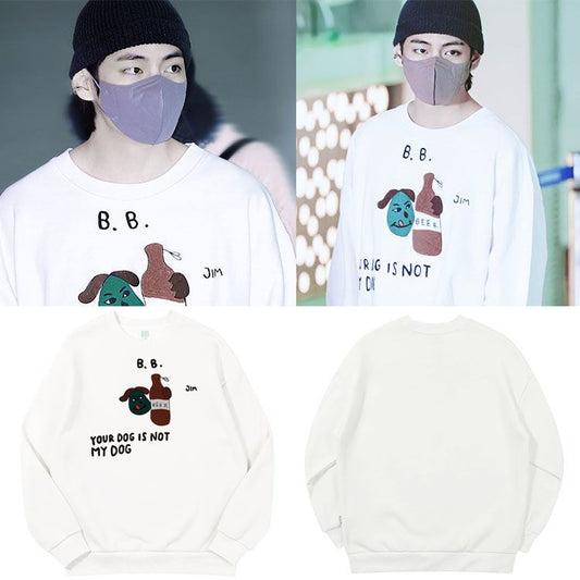 V SUDADERA BTS