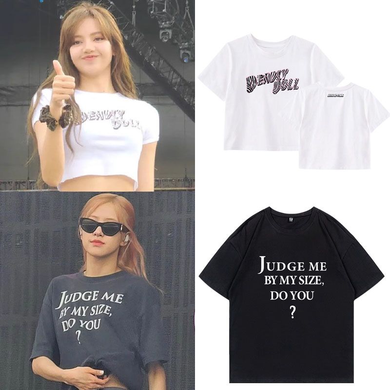 BLACKPINK BORN PINK T-SHIRT AND CROPPED 100% COTTON