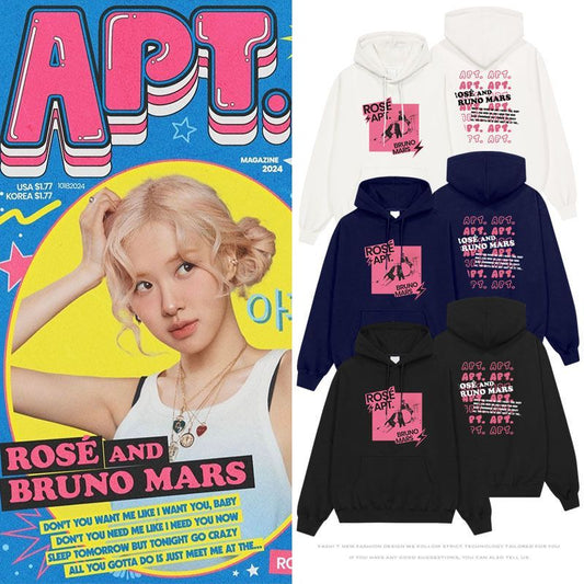 SUDADERA APT ROSÉ (BLACKPINK) Y BRUNO MARS