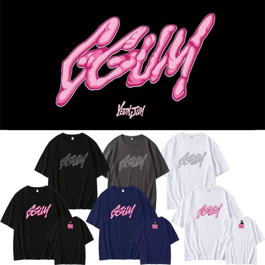 CAMISETAS YEONJUN's MIXTAPE: GGUM 100% ALGODÃO