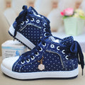 WOMEN'S POÁ SNEAKERS (light blue/navy blue)