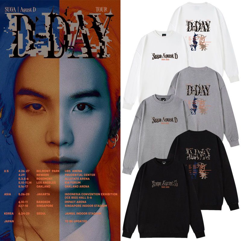 SUGA CREW D'DAY AGUST D SWEATSHIRT