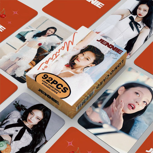 92 PCS KITS (60 PHOTOCARDS + 32 STICKERS) JENNIE MANTRA