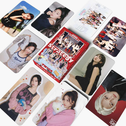 TARJETAS FOTOGRÁFICAS DE TWICE STRATEGY DE 55 PIEZAS