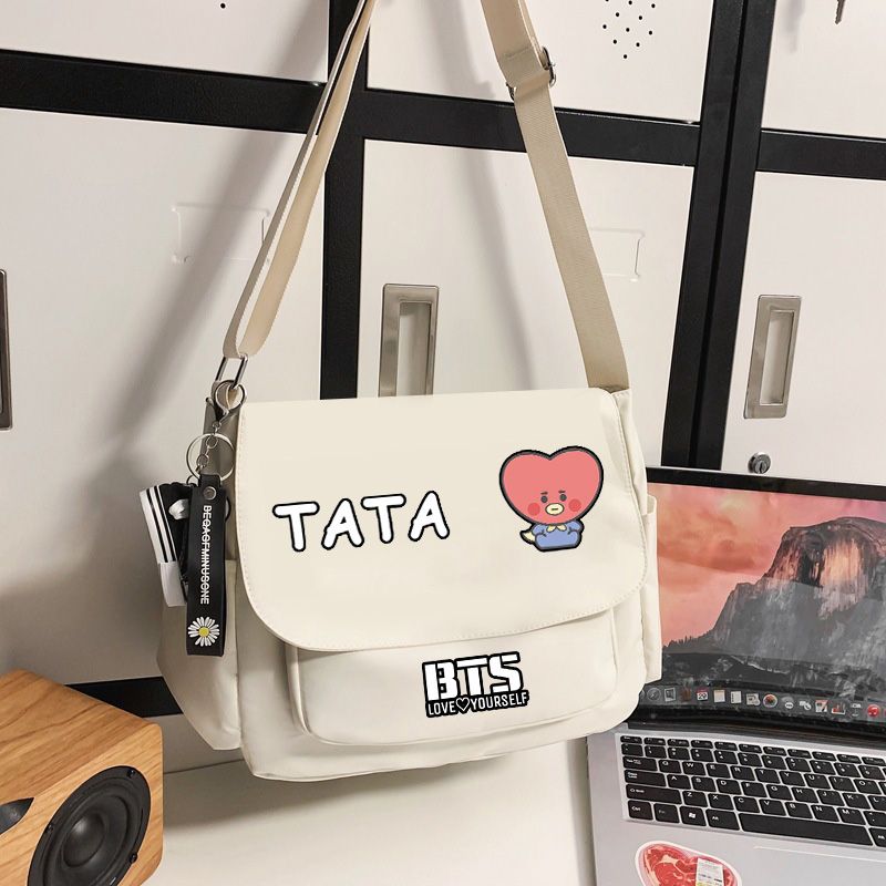 BOLSA BTS BT21 VÁRIOS MODELOS (preta e branca)