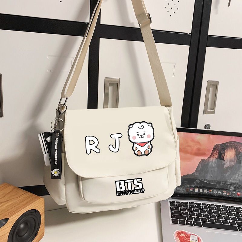 BOLSA BTS BT21 VÁRIOS MODELOS (preta e branca)