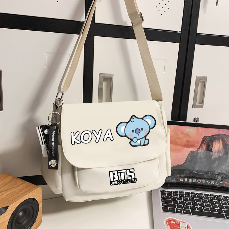 BOLSA BTS BT21 VÁRIOS MODELOS (preta e branca)