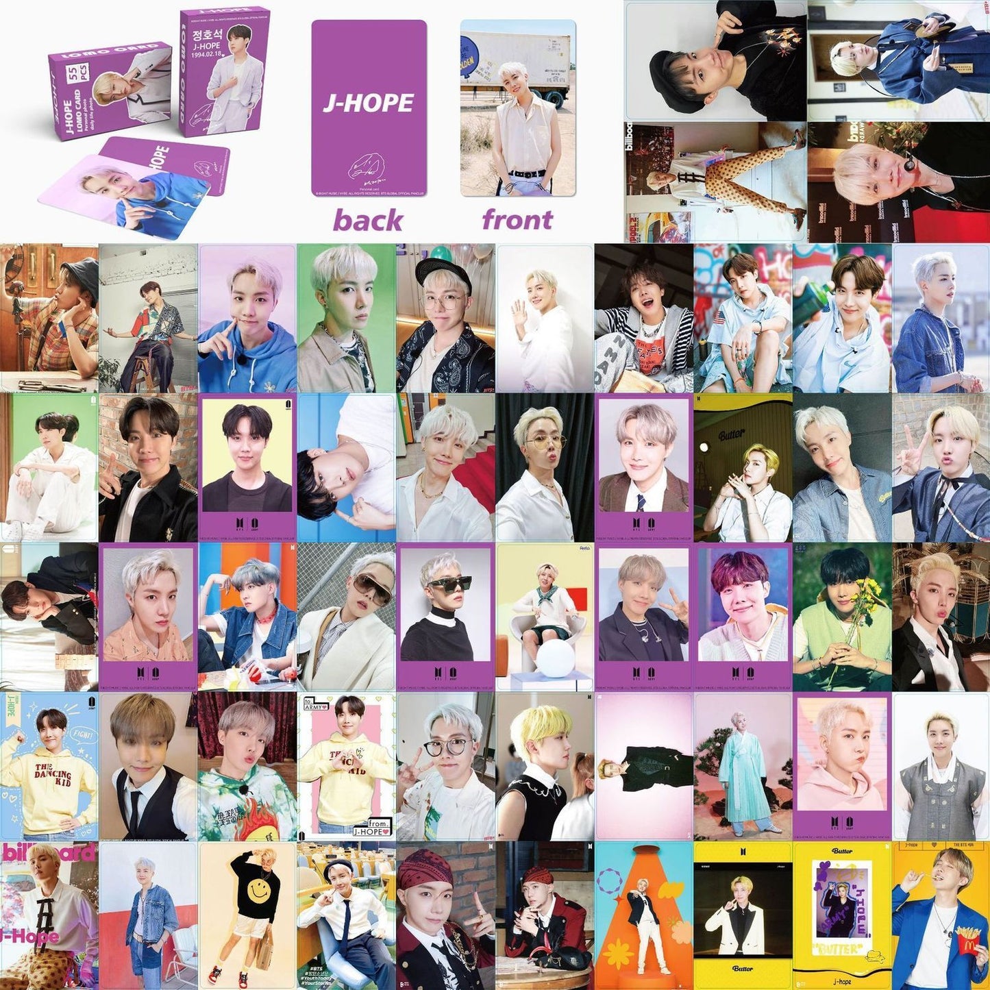 KITS C/ 55 PHOTOCARDS BTS - TODOS OS INTEGRANTES