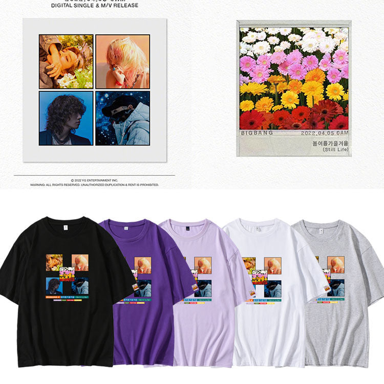 BIGBANG STILL LIFE T-SHIRT 100% COTTON