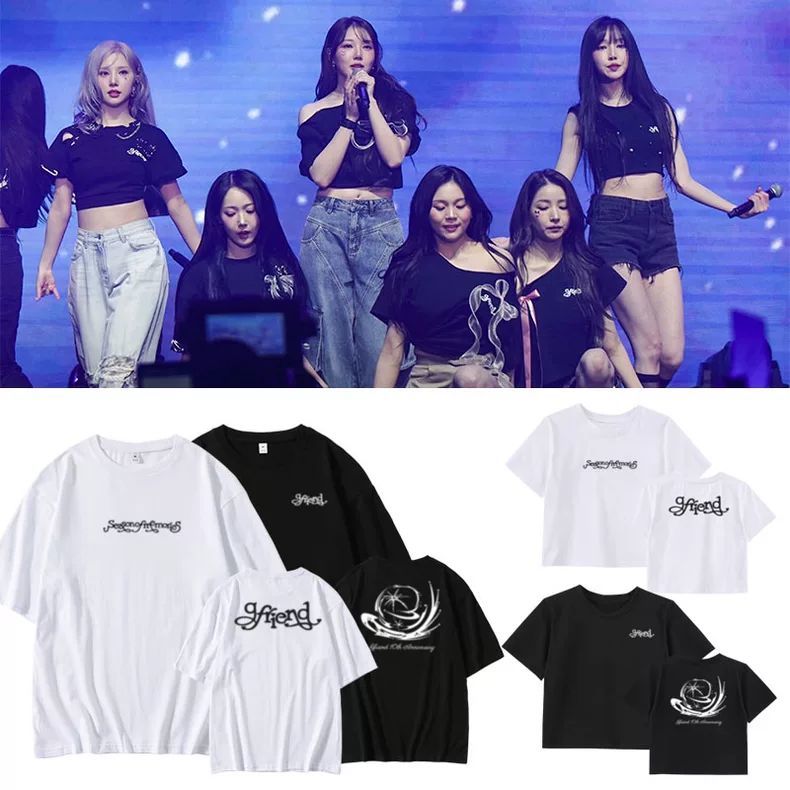 CAMISETA E CROPPED GFRIEND Season Of Memories 100% ALGODÃO