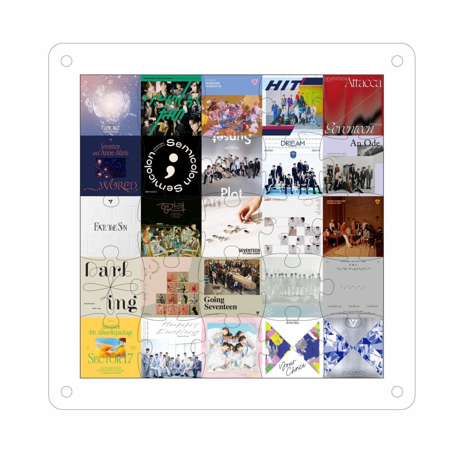 SEVENTEEN ALBUMS DECORATIVE PUZZLE (2 sizes)