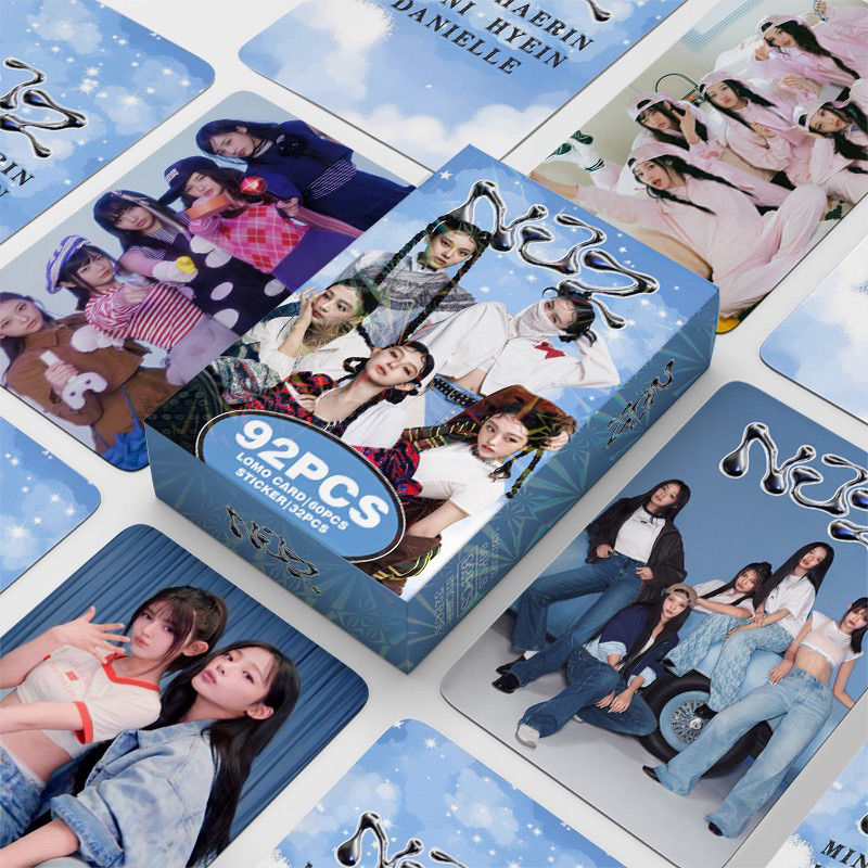 NEWJEANS KIT - 92 PCS (60 PHOTOCARDS + 32 STICKERS)