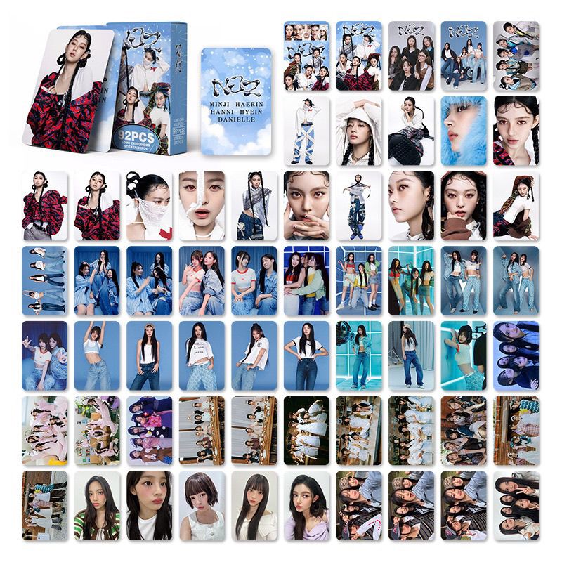 NEWJEANS KIT - 92 PCS (60 PHOTOCARDS + 32 STICKERS)