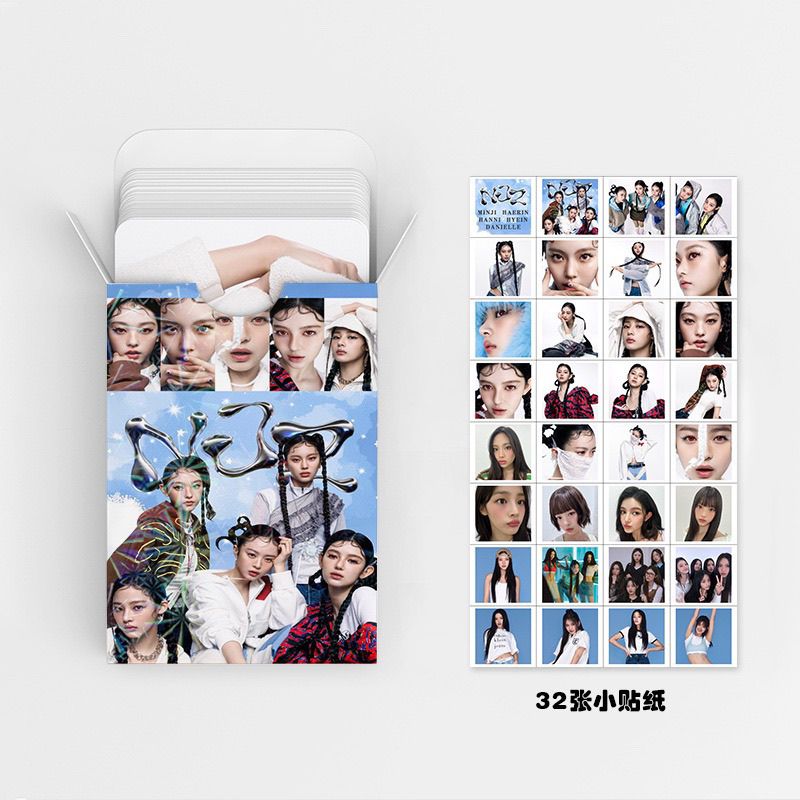 NEWJEANS KIT - 92 PCS (60 PHOTOCARDS + 32 STICKERS)